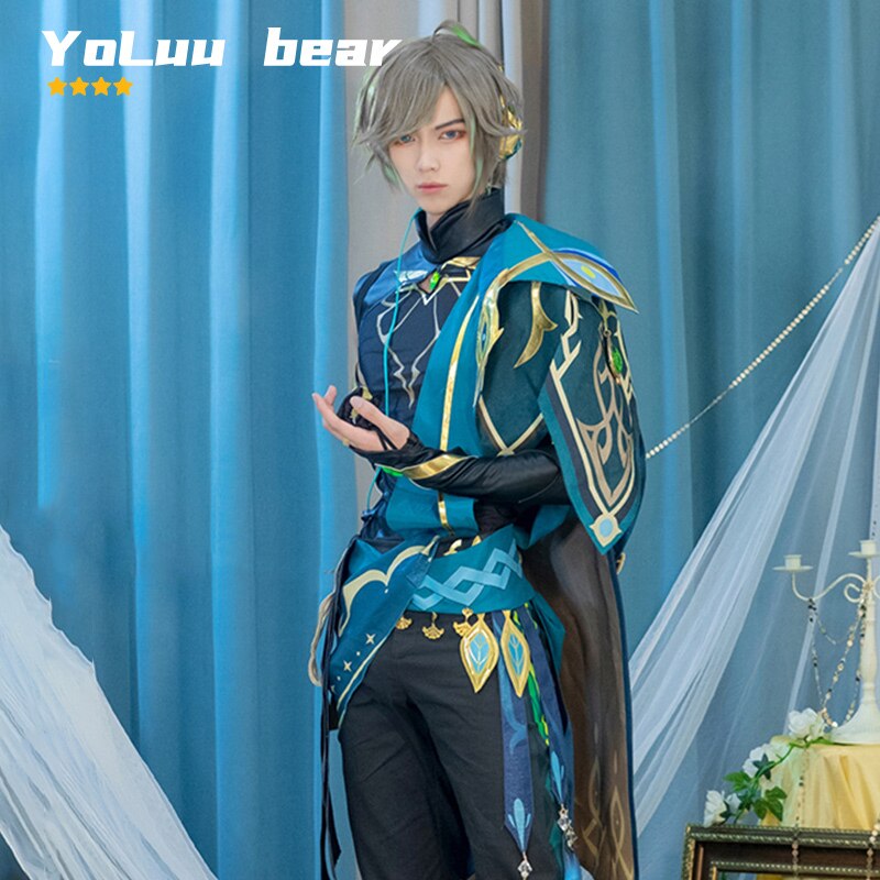 YoLuu bear 4-Star Ž   Ž Ʈ ڽ ǻ , ũ ǻ,   Ǯ Ʈ Genshin Impact  Alhaitham Cosplay Alhaitham Costume